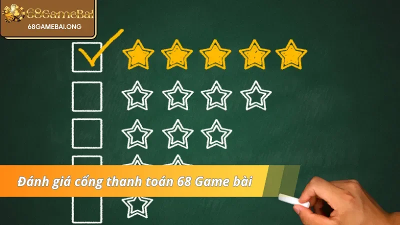 Đánh giá cổng thanh toán nạp/rút tiền tài khoản 68 Game bài 