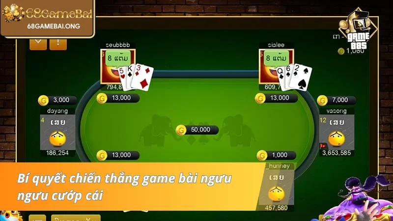 Chiến thuật giúp chiến thắng ngưu ngưu cướp cái 68 Game Bài