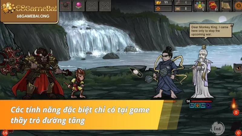 Các tính năng đặc biệt chỉ có tại game thầy trò đường tăng